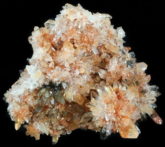 Orange Creedite Crystal Cluster - Durango, Mexico #51668